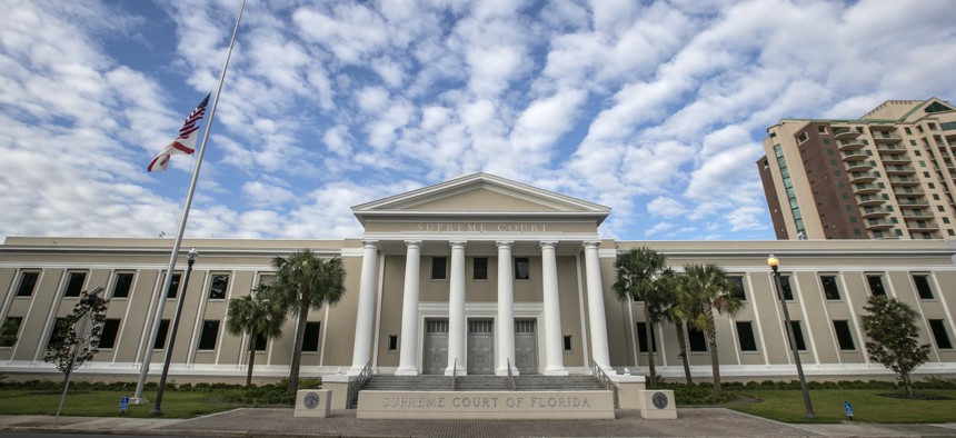 The Florida Supreme Court in Tallahassee. 
