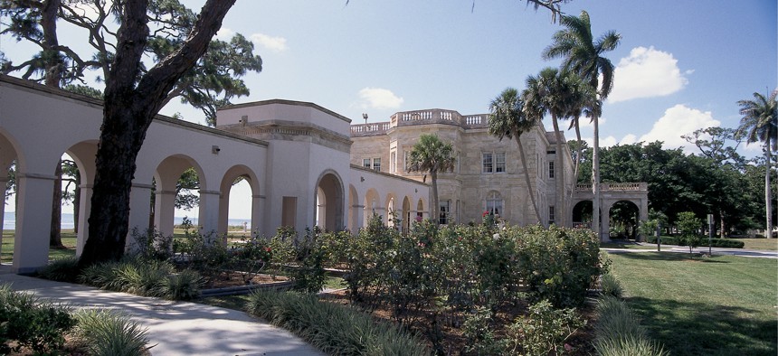 A view of the campus of The New College of Florida in Sarasota. 