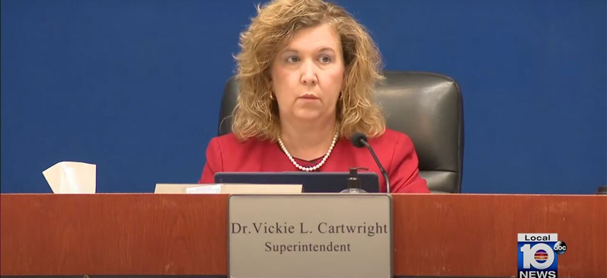 Superintendent Vickie Cartwright