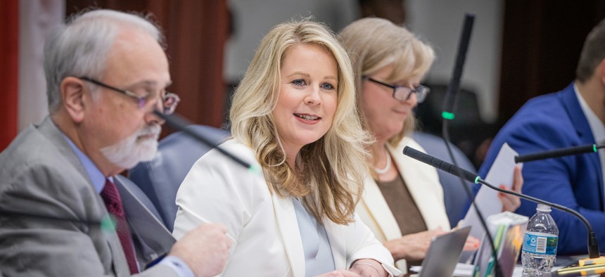 Rep. Jenna Persons-Mulicka, R-Fort Myers, serves as chair during the Local Administration, Federal Affairs & Special Districts Subcommittee meeting, Feb. 15, 2023. 