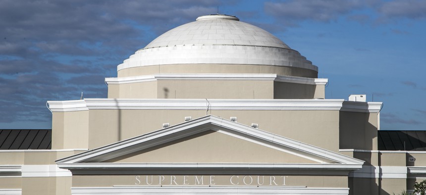 Florida Supreme Court exterior, Tallahassee. 