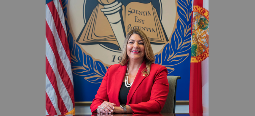 Madeline Pumariega is Miami Dade College's first female president.