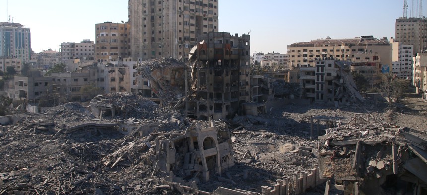 Gaza comes under sustained bombardment by Israel after Hamas attacks.
